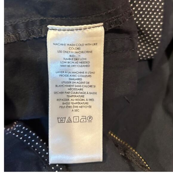 ANTHROPOLOGIE MAEVE Black Stretch Chino Utility Basic Everyday Y2K Women's 4 - Picture 11 of 11